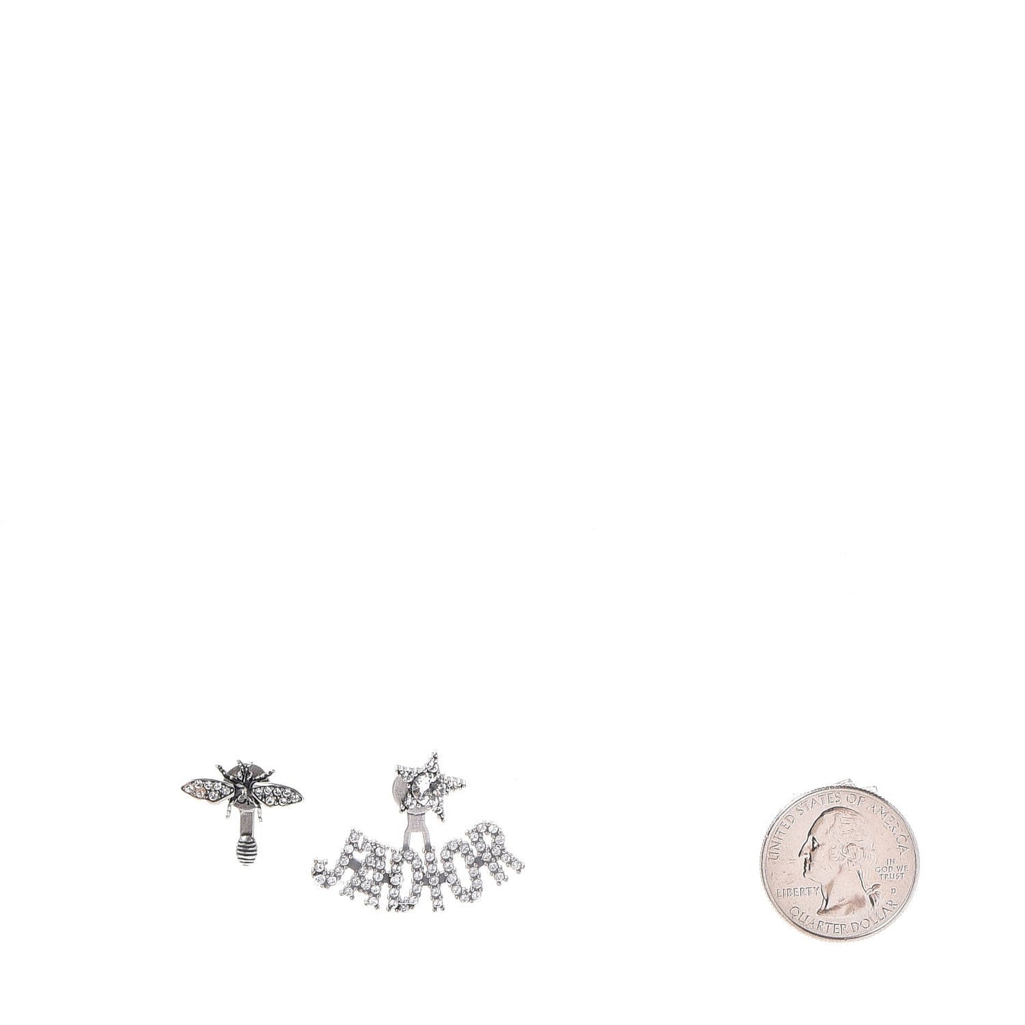 Palladium Crystal J'adior Earrings