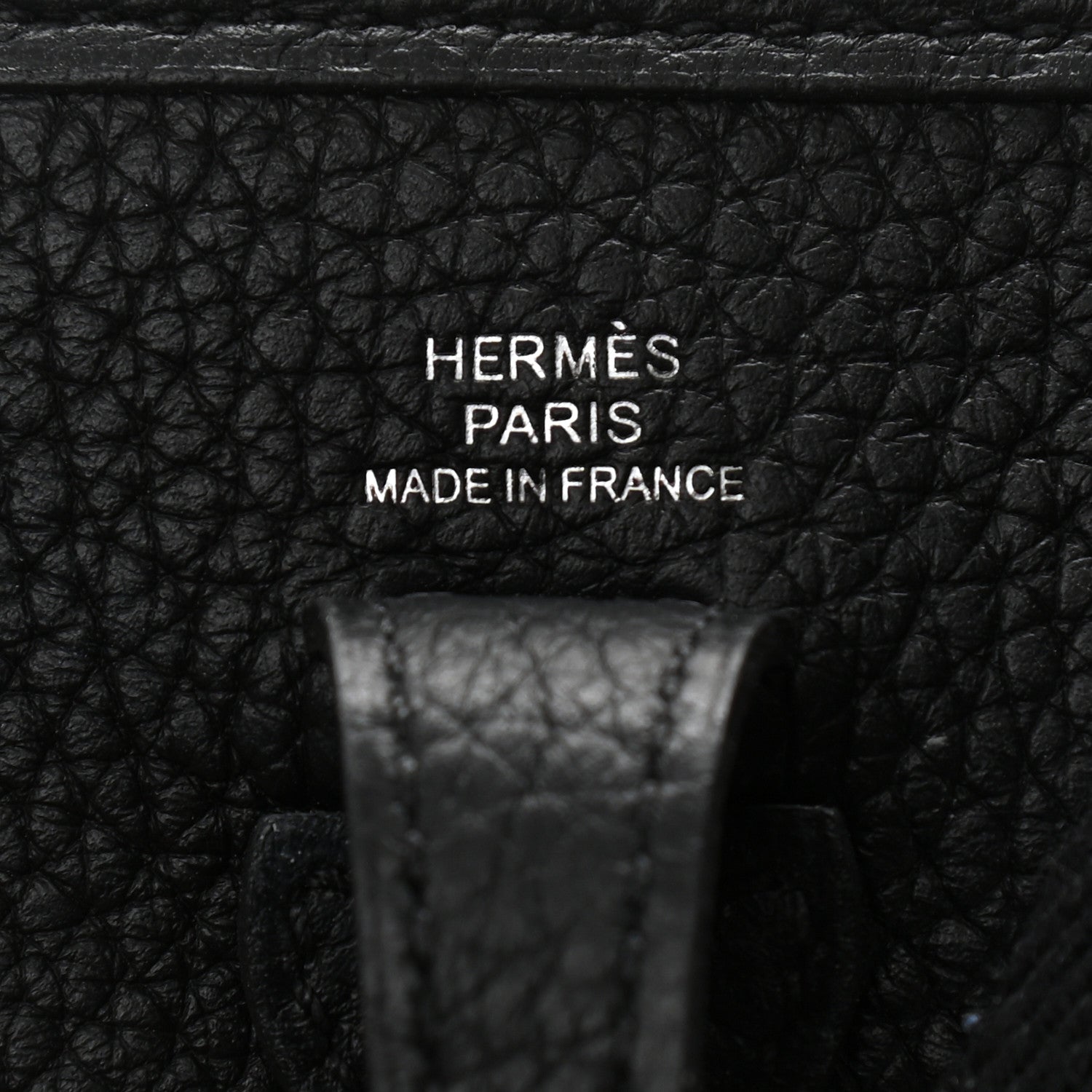 Hermes Taurillon Clemence Evelyne TPM Black 6 of 11
