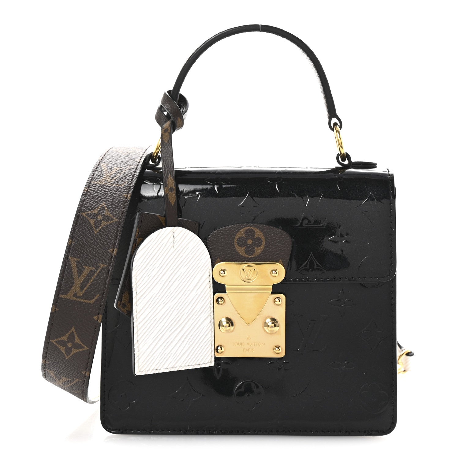 Louis Vuitton Vernis Epi Monogram Spring Street Black 1 of 9