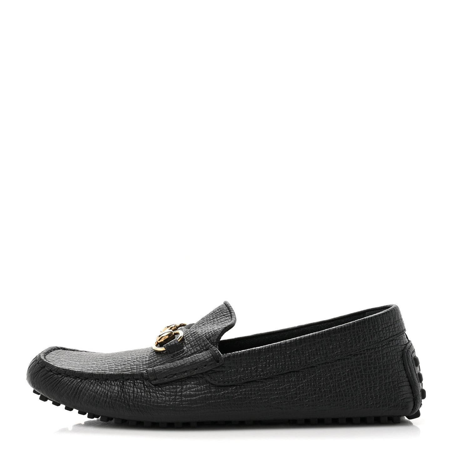 Calfskin Mens Horsebit Alcapulco Moccasins 8 Black