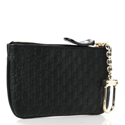 Gucci Microguccissima Key Ring Coin Case Black 3 of 9