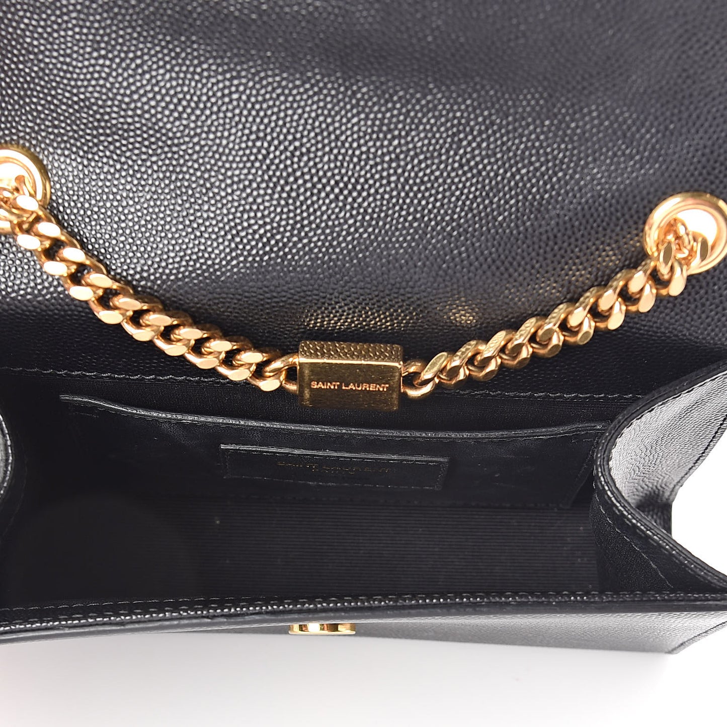 Grain De Poudre Small Monogram Kate Satchel Black