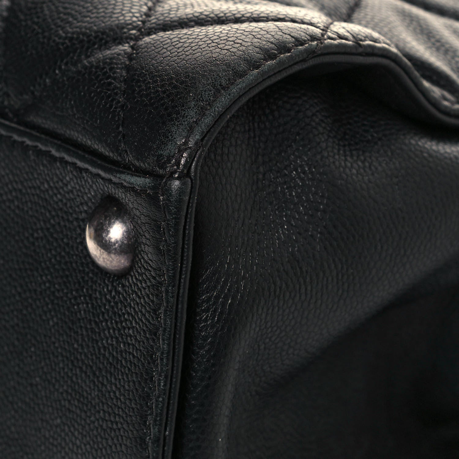 Chanel Caviar Quilted Small CC Bucket Bag Black 9 of 14