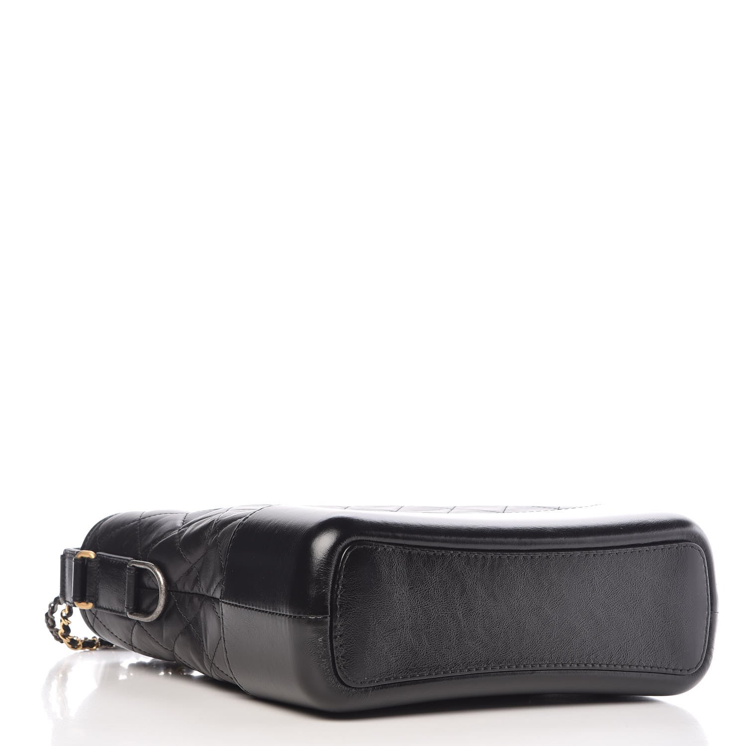 Chanel Aged Calfskin Quilted Medium Gabrielle Hobo Black 5 of 13