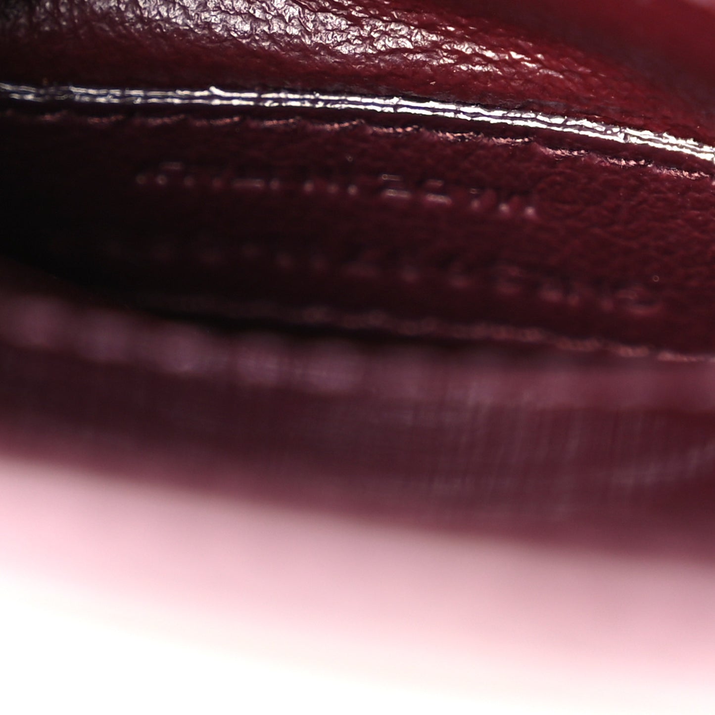 Patent Nano Sac de Jour Dark Red Wine