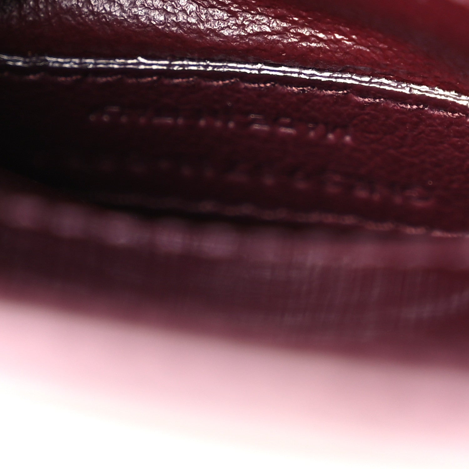Saint Laurent Patent Nano Sac de Jour Dark Red Wine 7 of 10