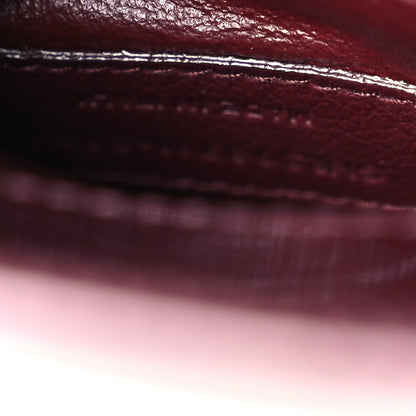 Saint Laurent Patent Nano Sac de Jour Dark Red Wine 7 of 10