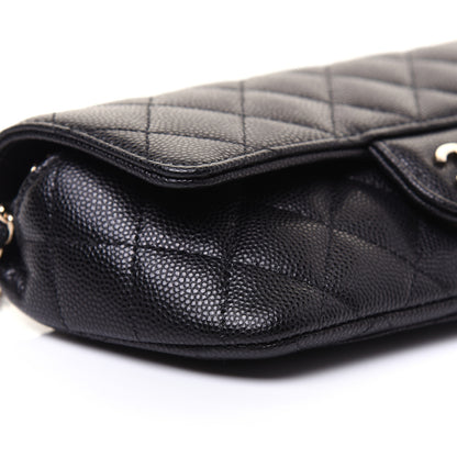 Chanel Caviar Quilted Glasses Case With Chain Black 7 of 14
