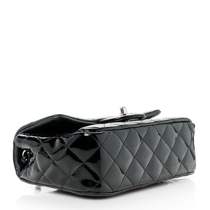 Chanel Patent Calfskin Quilted Mini Rectangular Flap Black 4 of 11