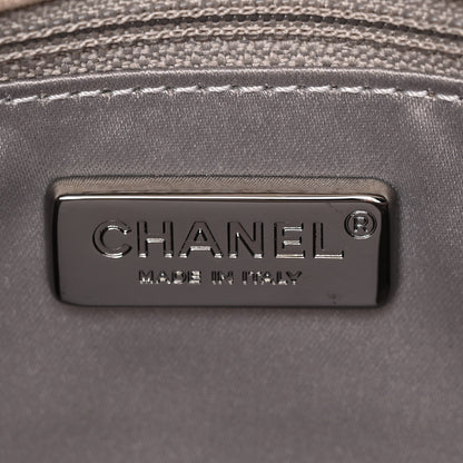 Chanel Suede Calfskin Crystal Mini Flap Silver 6 of 11