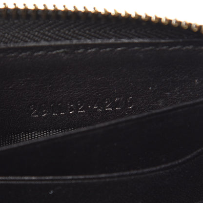 Gucci Guccissima Sukey Zip Around Wallet Black 7 of 13