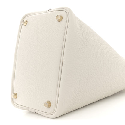 Hermes Taurillon Clemence Picotin Lock 18 PM Beton 10 of 10