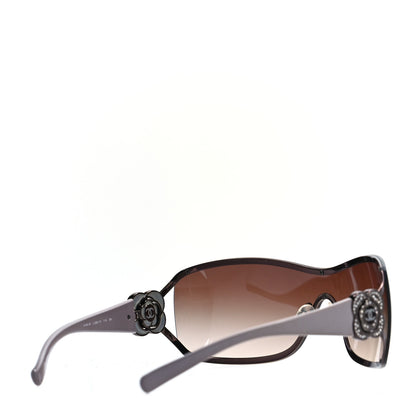 Chanel Camellia CC Sunglasses 4164-B Bronze 3 of 7