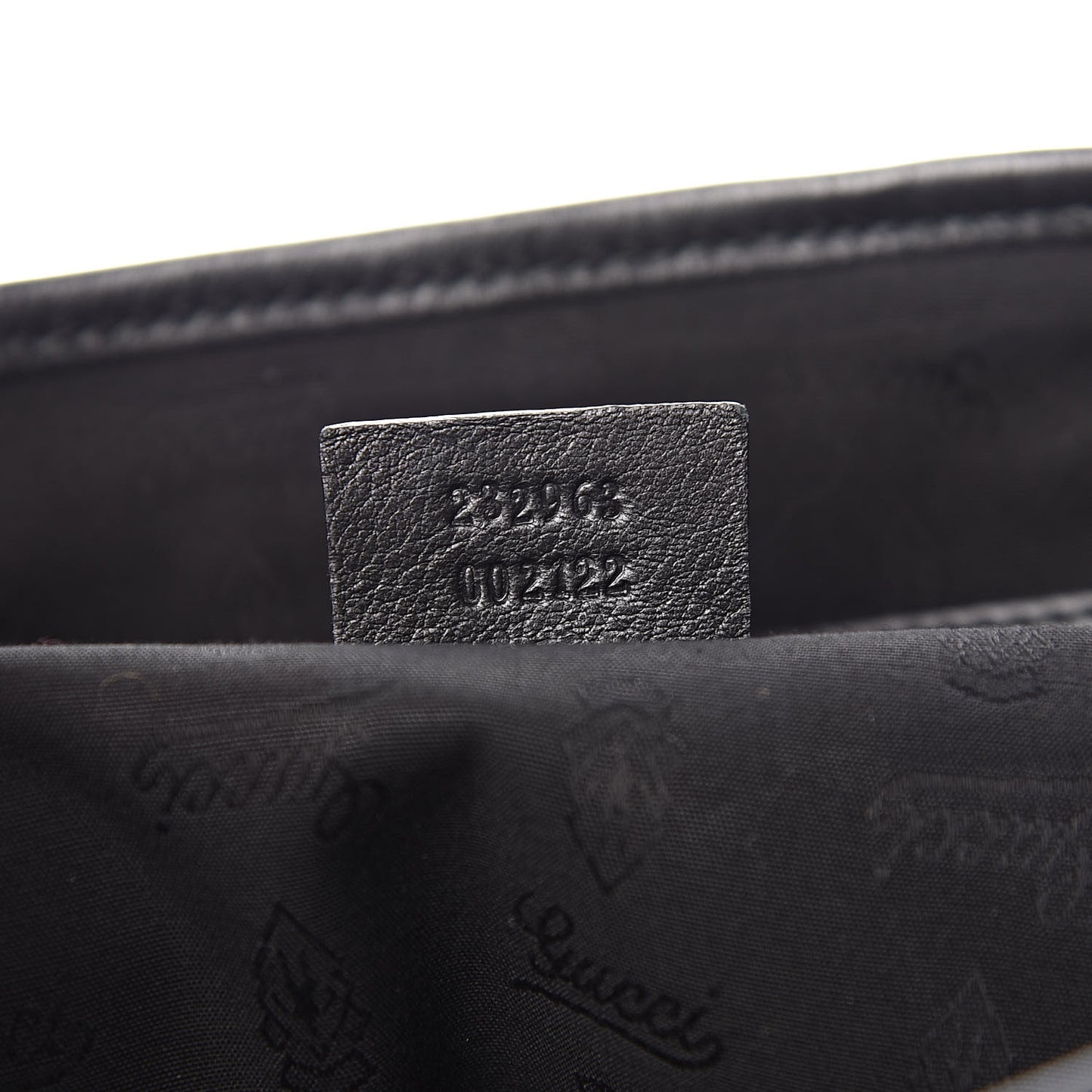 Guccissima Medium GG Twins Shoulder Bag Black