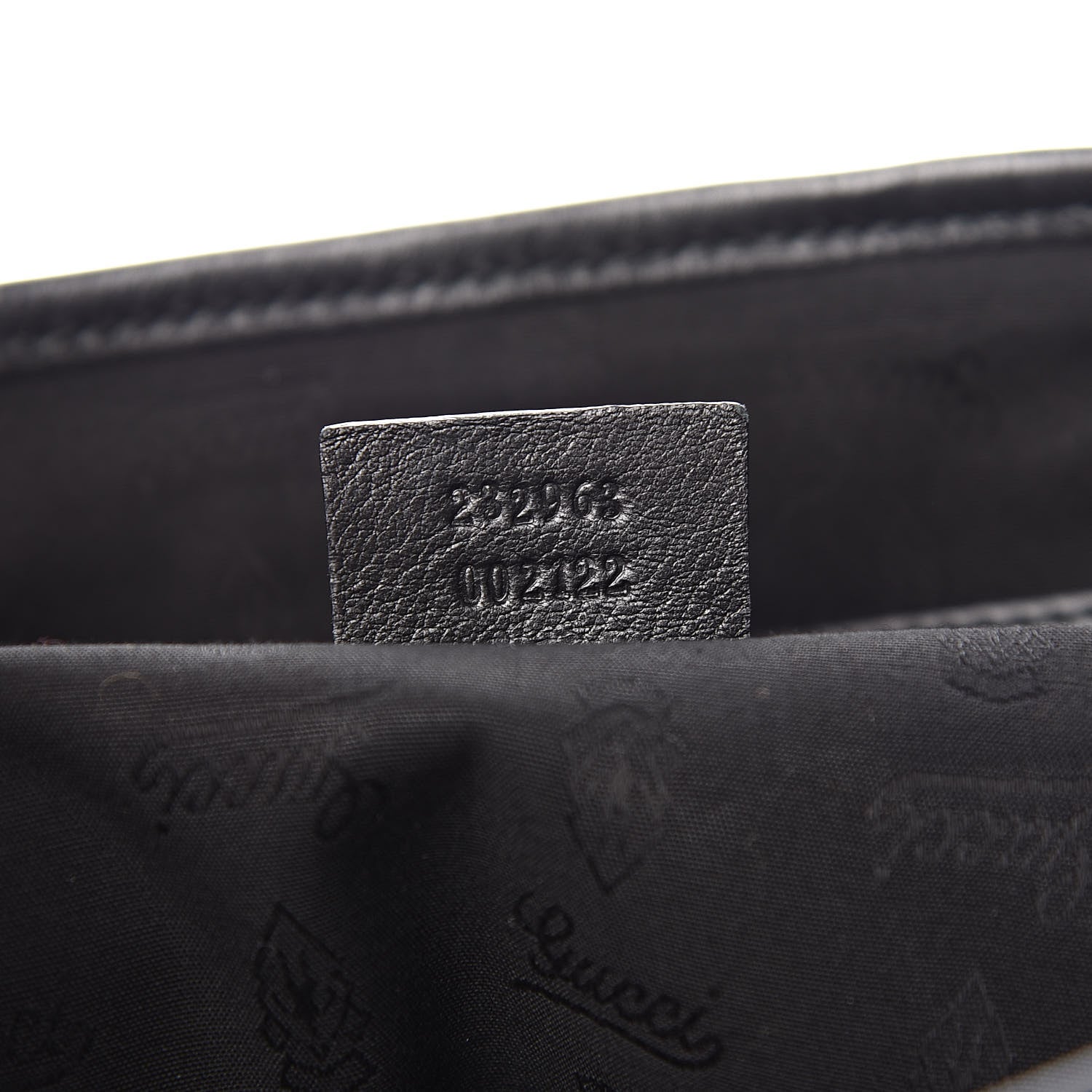 Gucci Guccissima Medium GG Twins Shoulder Bag Black 7 of 14
