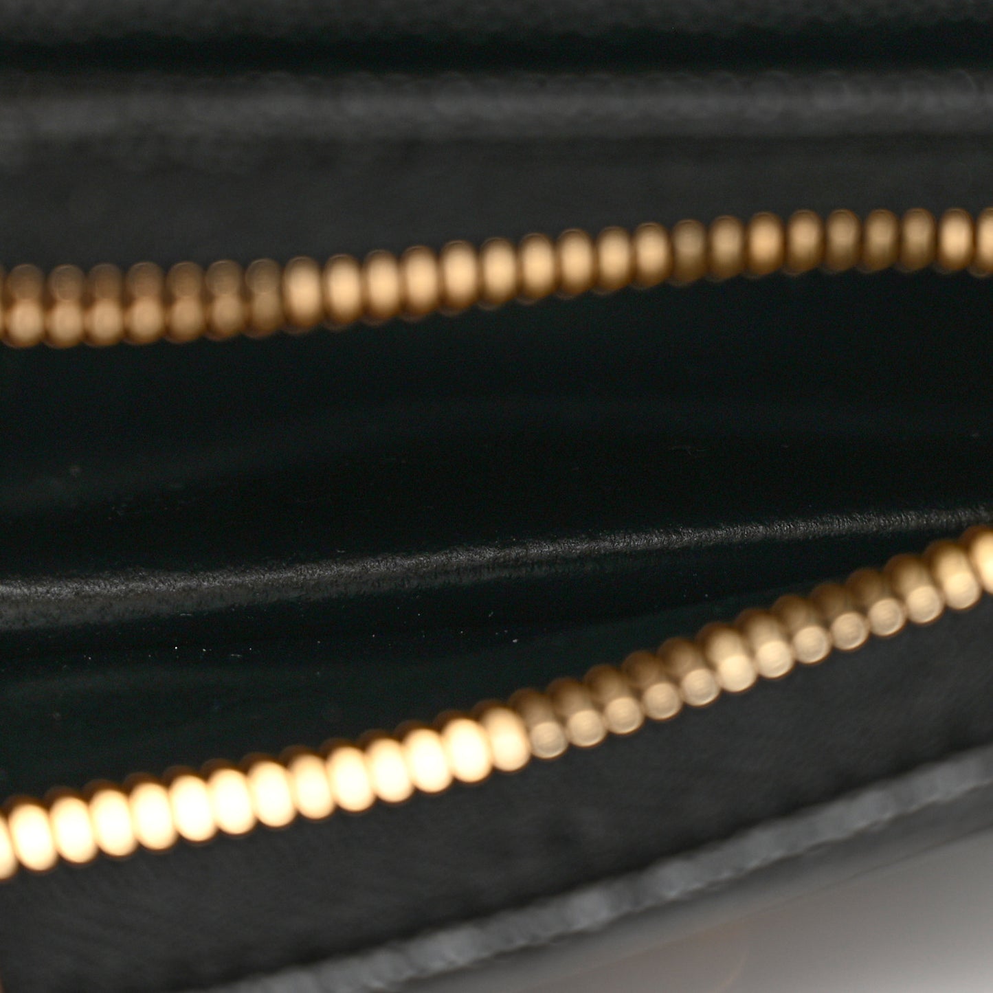 Grain De Poudre Mixed Matelasse Triquilt Monogram Compact Tri Fold Wallet Black