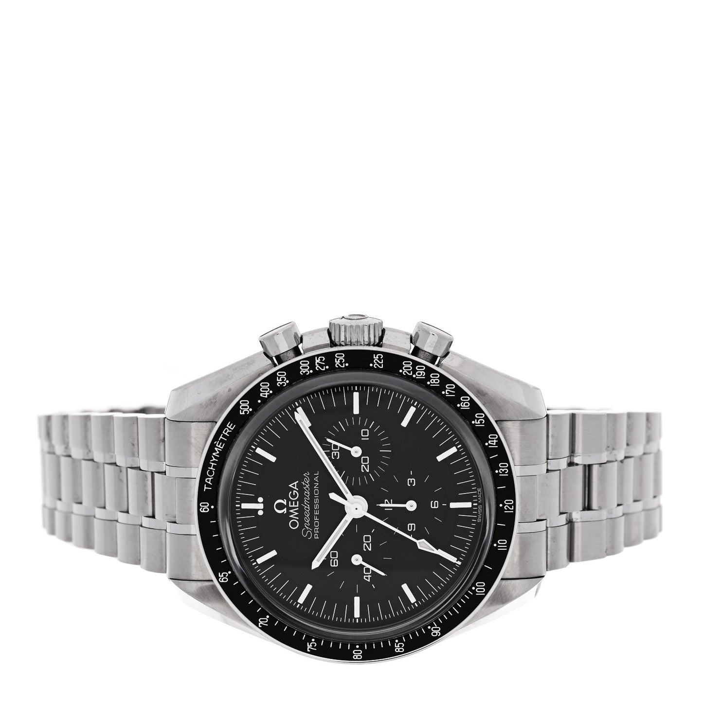 Stainless Steel 42mm Speedmaster Moonwatch Professional Chronograph Manual Winding Watch Black 310.30.42.50.01.002