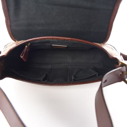 Burberry Haymarket Check Buckle Satchel Brown 5 of 11