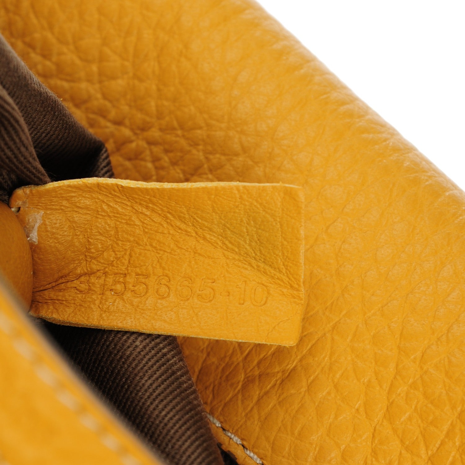 Chloe Calfskin Medium Marcie Round Crossbody Bag Curry Yellow 8 of 9