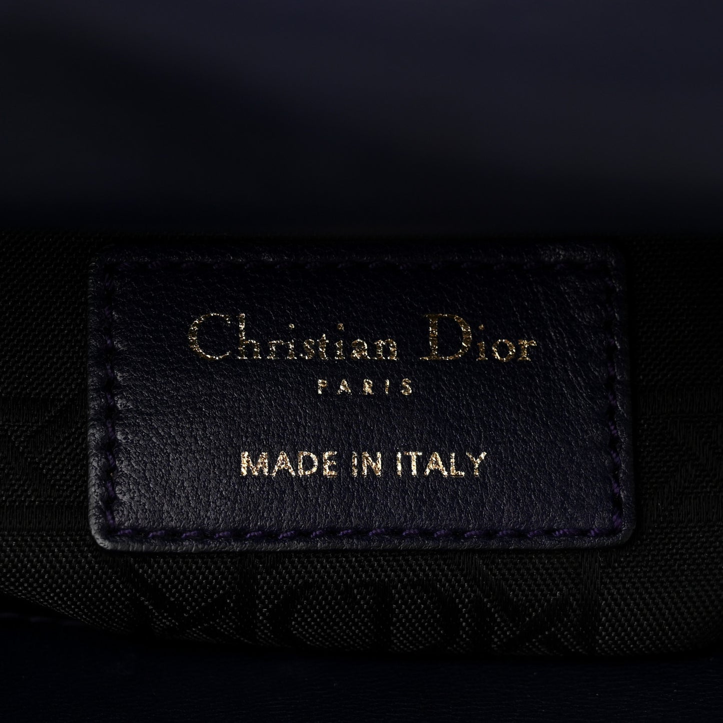 Lambskin Cannage Small Lady Dior Blue