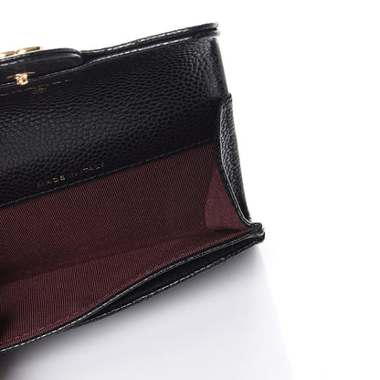 Chanel Caviar Quilted Flap Card Holder Black 5 of 9
