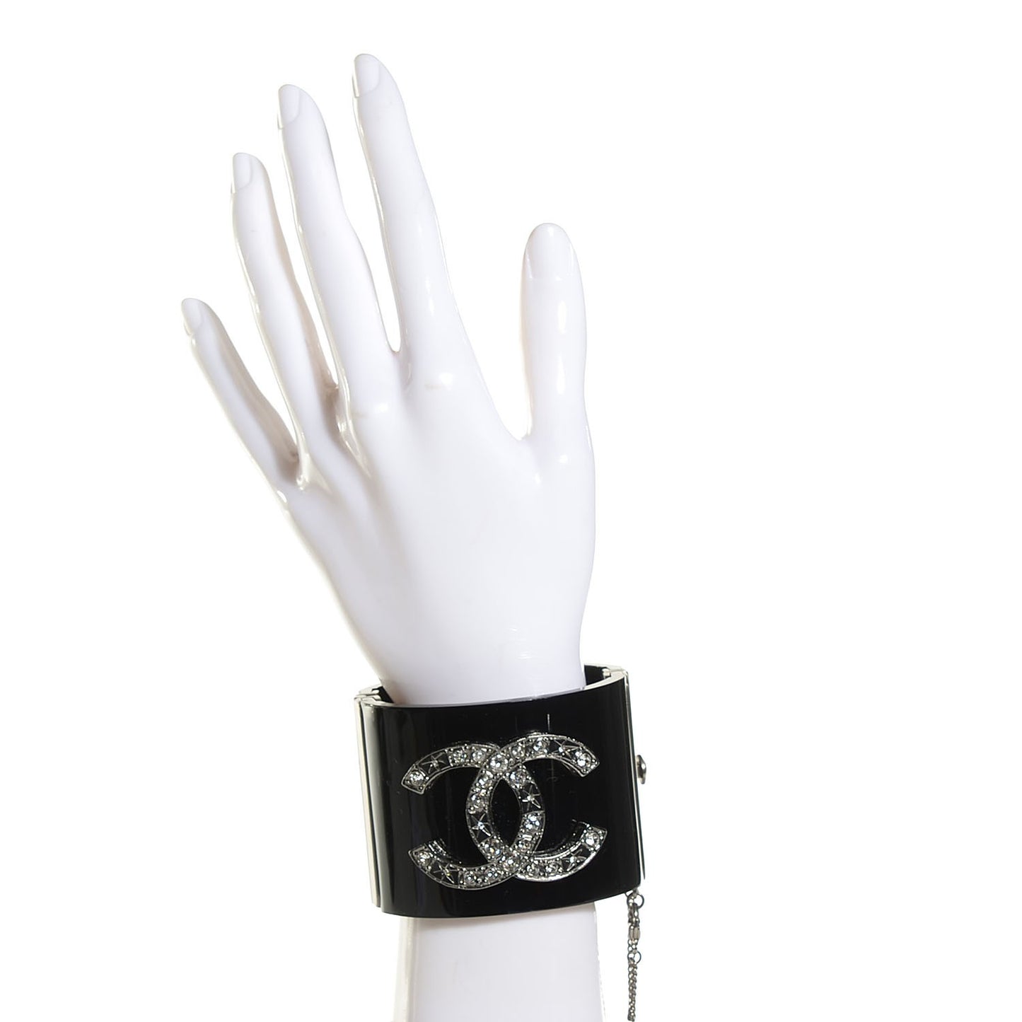 Resin Crystal CC Cuff Black