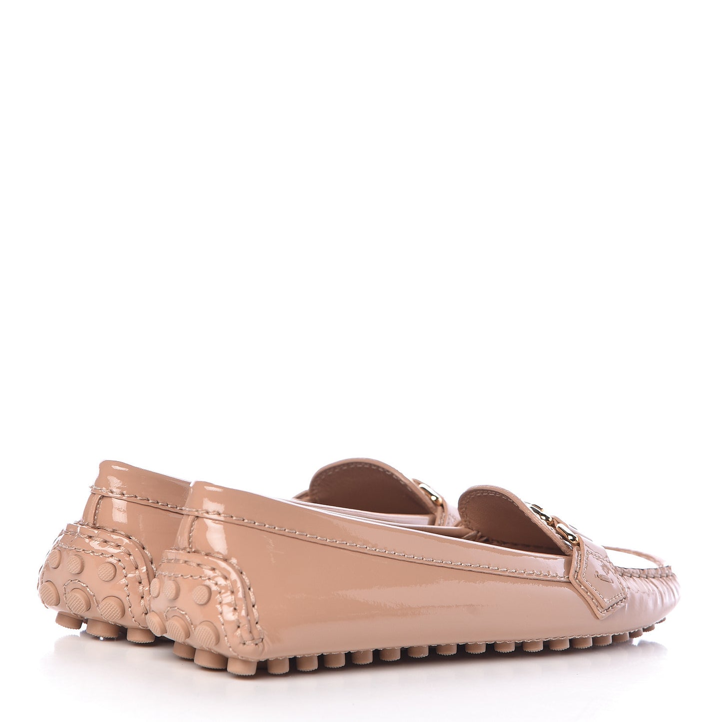 Patent Calfskin Oxford Loafers 35 Rose Velours