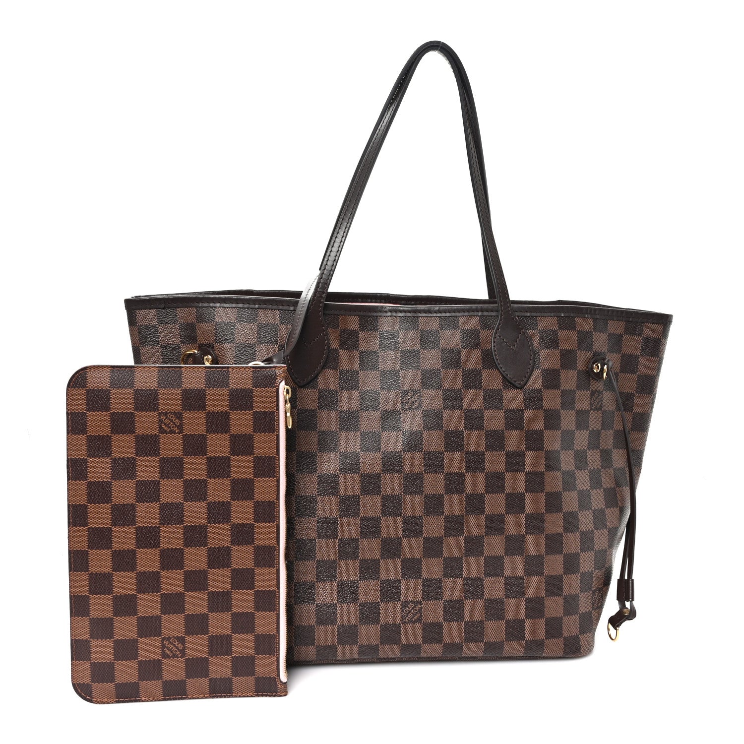 Louis Vuitton Damier Ebene Neo Neverfull MM Rose Ballerine 1865846