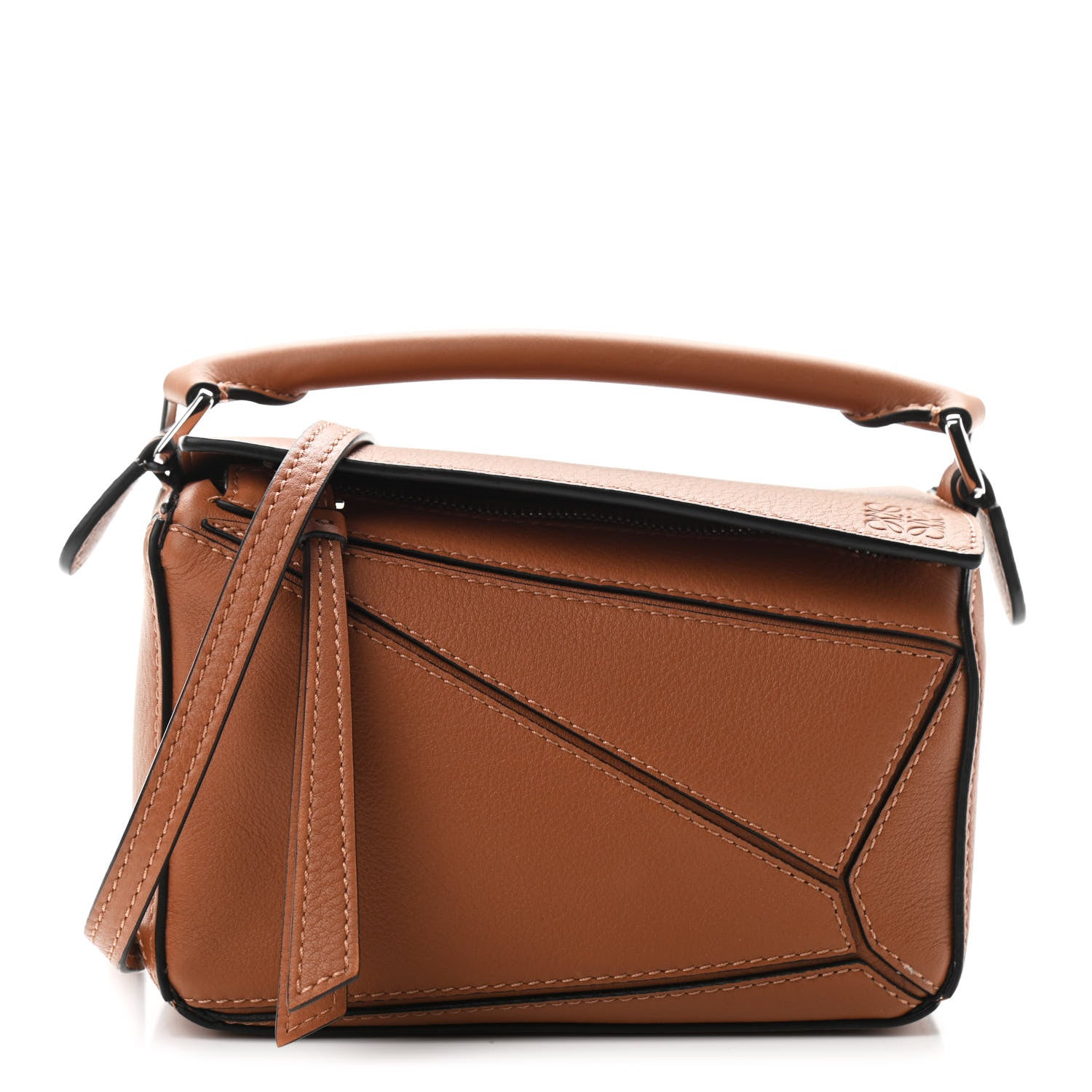 Loewe Calfskin Mini Puzzle Bag Tan 1 of 11