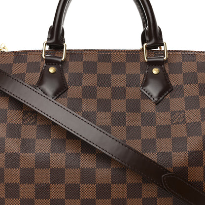 Louis Vuitton Damier Ebene Speedy Bandouliere 30 8 of 10