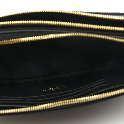 Louis Vuitton Empreinte Double Zip Pochette Black 6 of 9