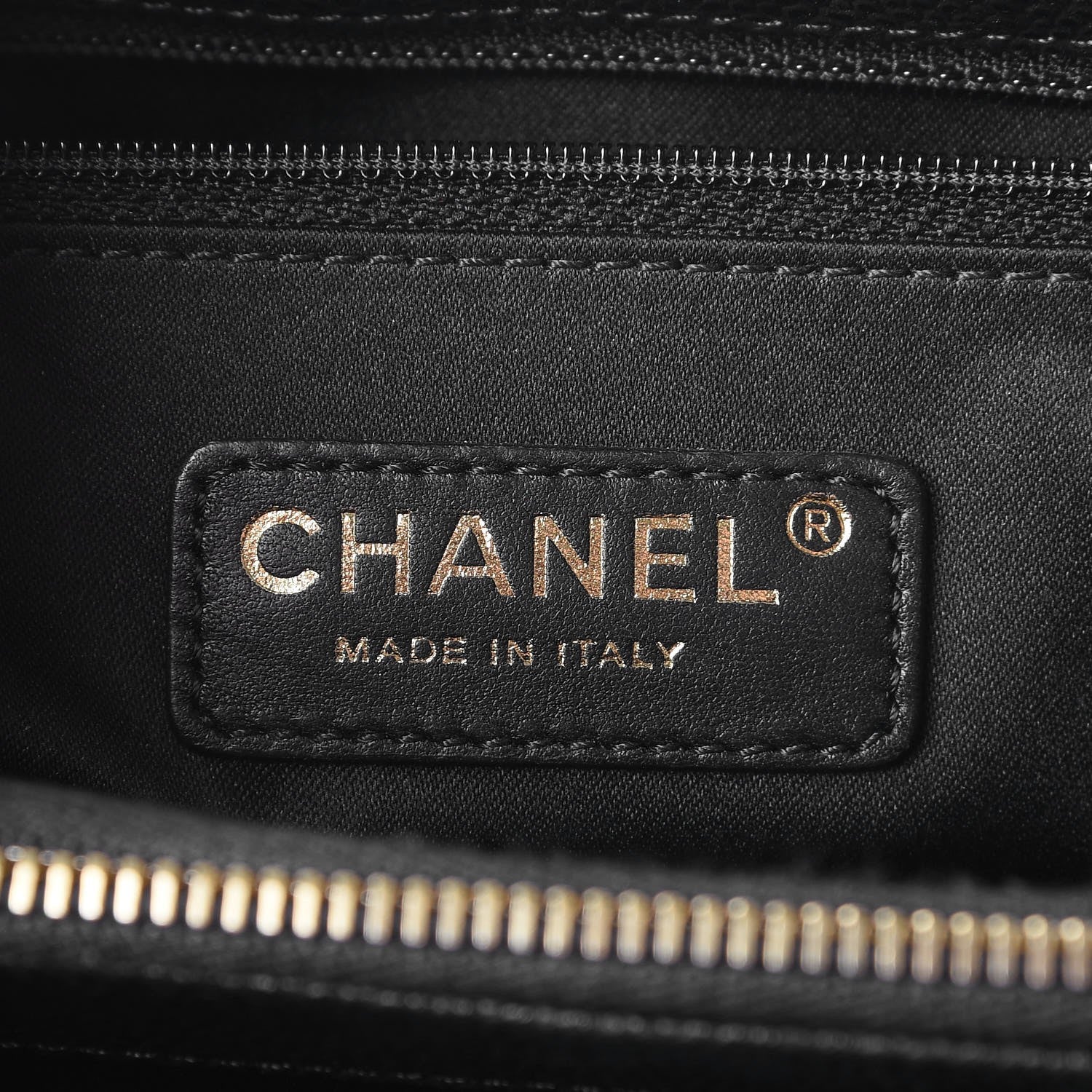 Chanel Caviar Quilted Grand Shopping Tote GST Black 6 of 9