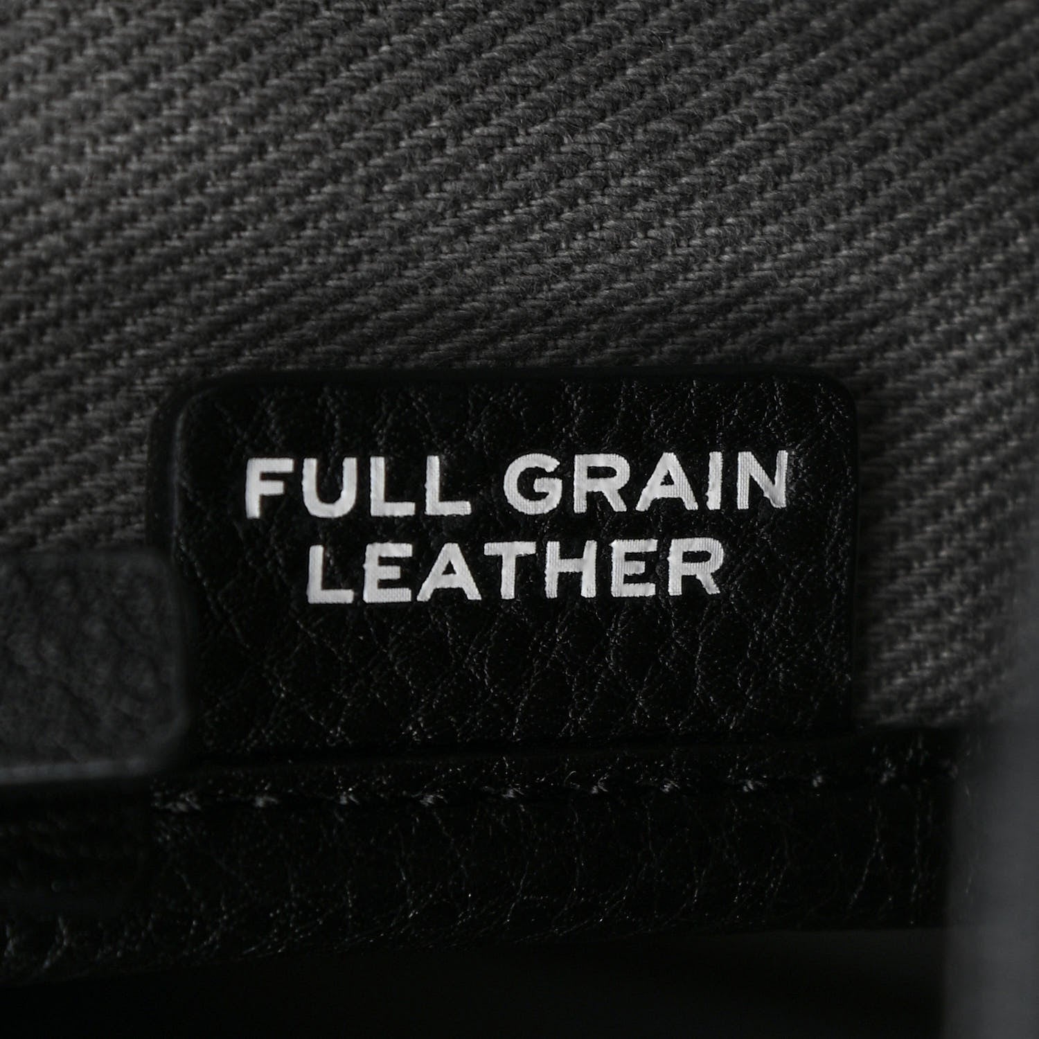 Marc Jacobs Grained Calfskin Medium The Tote Bag Black 6 of 10