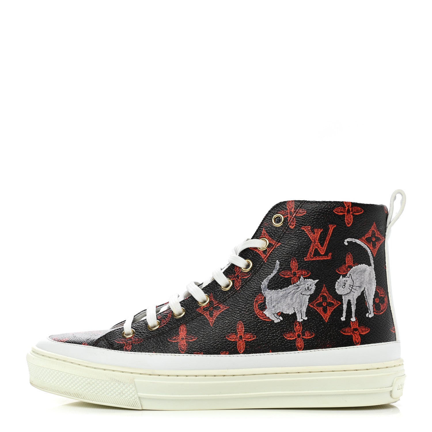 Louis Vuitton Catogram Stellar Sneaker Boots 38.5 Marron 1 of 11