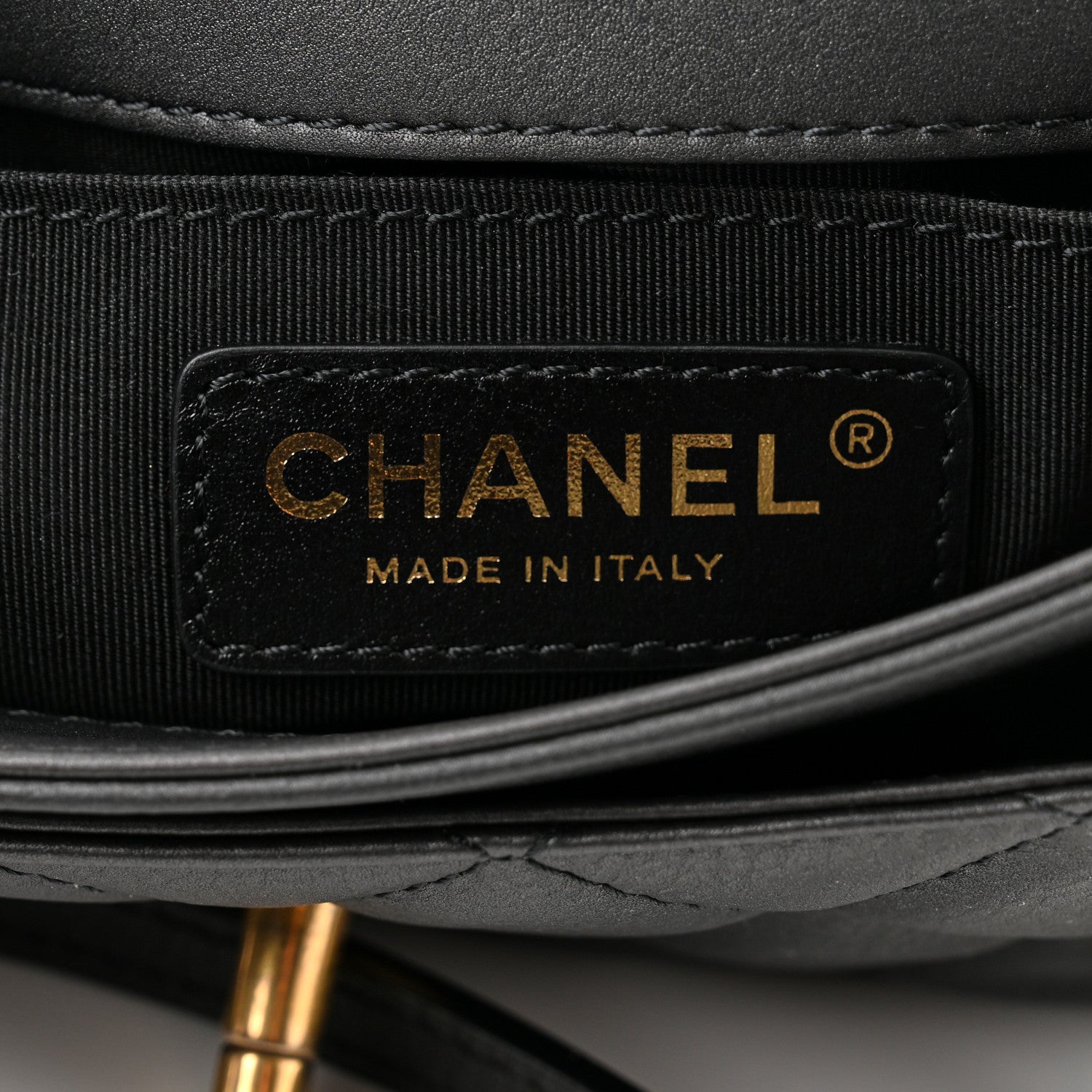 Chanel Calfskin Quilted Top Handle Flap Black 6 of 11