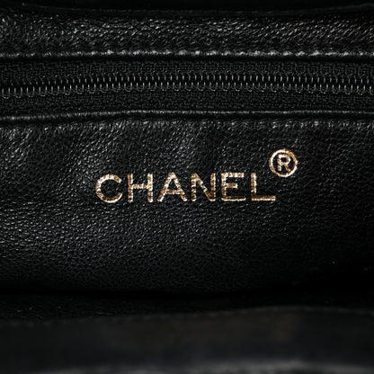 Chanel Lambskin Camellia Handbag Black 5 of 10