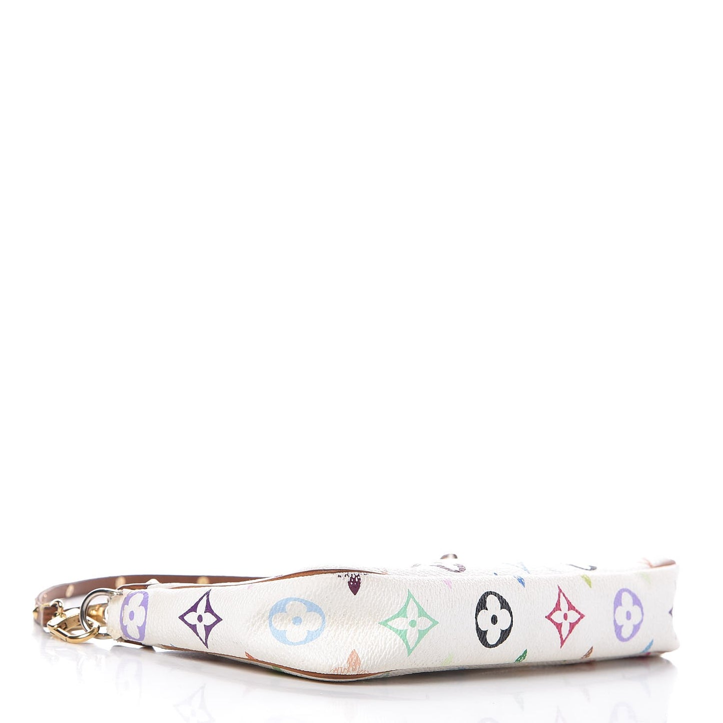 Monogram Multicolor Pochette Accessories White