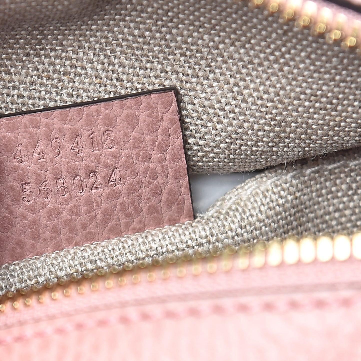 Monogram Mini Bree Messenger Bag Beige Soft Pink