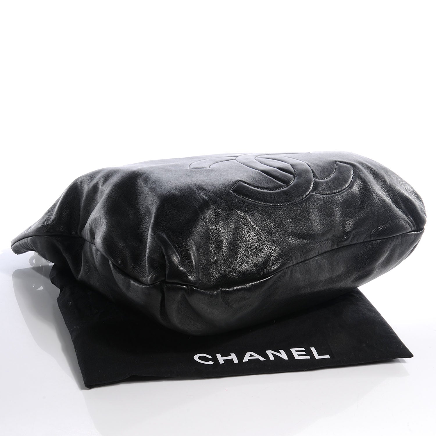 Chanel Lambskin Soft and Chain Large Hobo Black 4 of 8