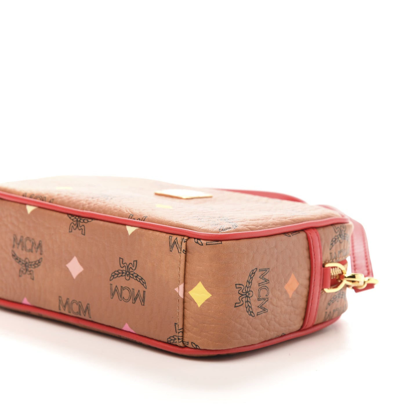 Skyoptic Visetos Spectrum Diamond Camera Bag Cognac Red