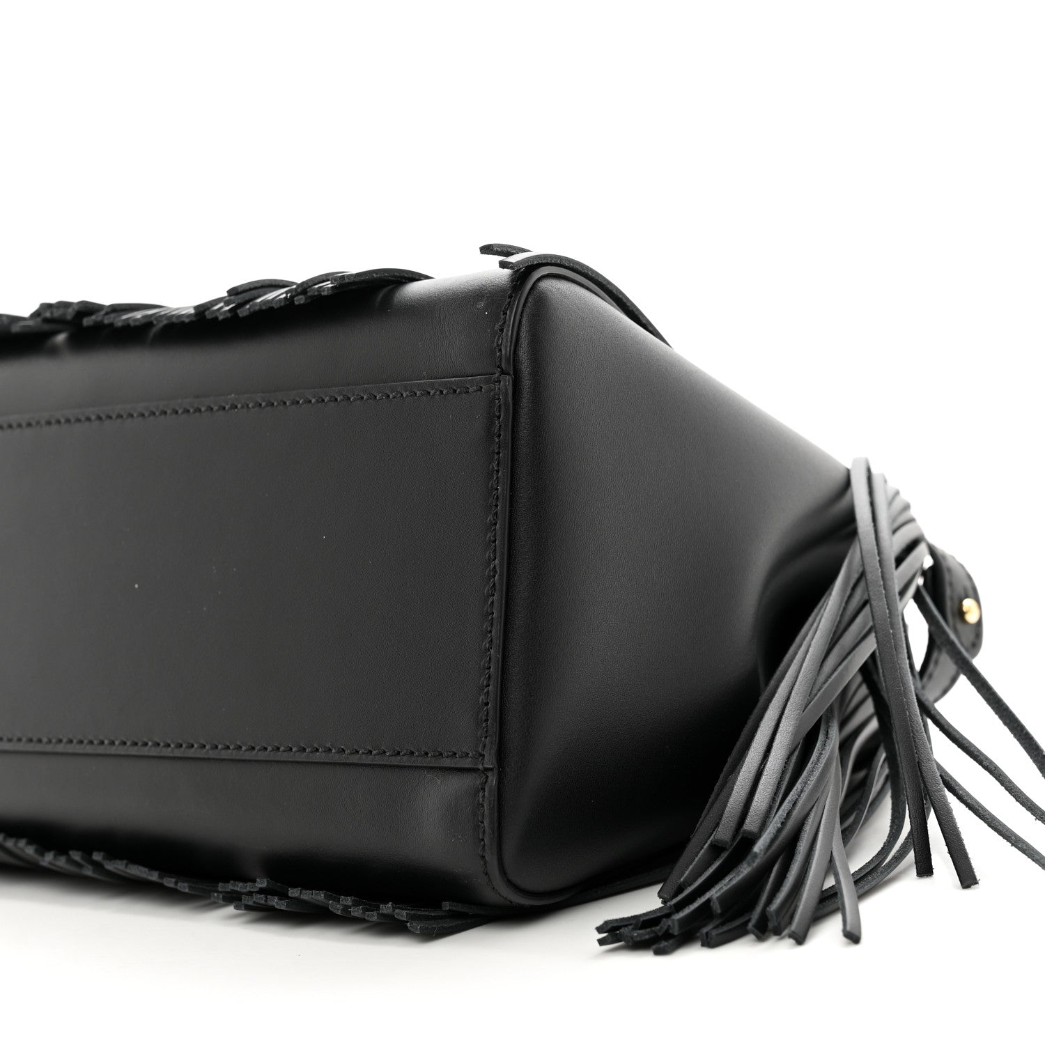 Fendi Nappa Fringe Mini Peekaboo Black 10 of 10