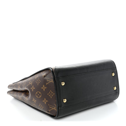 Louis Vuitton Calfskin Monogram Kimono Tote  Black 4 of 9