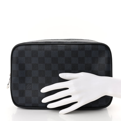 Louis Vuitton Damier Cobalt Toilet Pouch GM 2 of 9