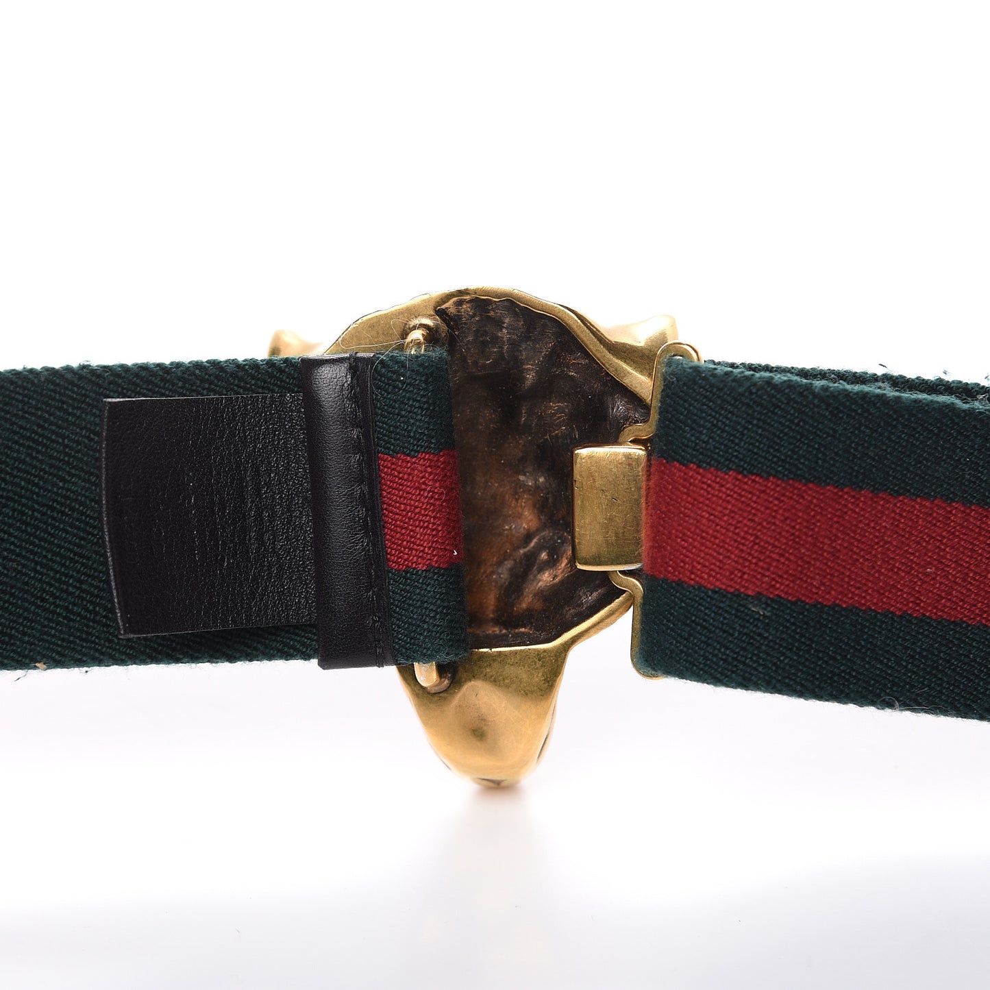 Canvas Web Wolf Belt Green Red 80 32