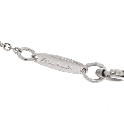 Tiffany Sterling Silver 12mm Elsa Peretti Tear Drop Pendant Necklace 6 of 8