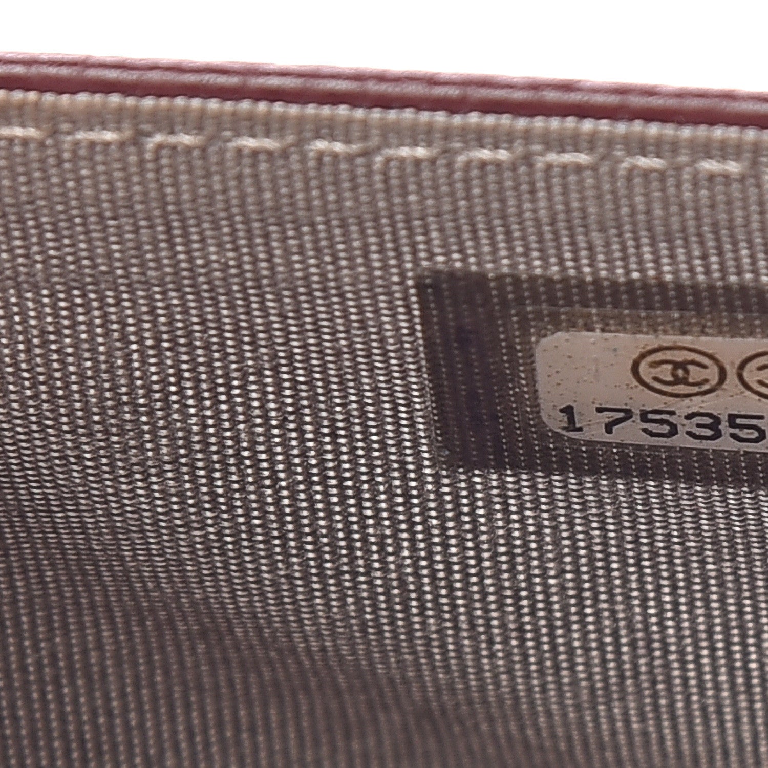 Chanel Caviar Timeless CC Wallet on Chain WOC Dark Red 8 of 14