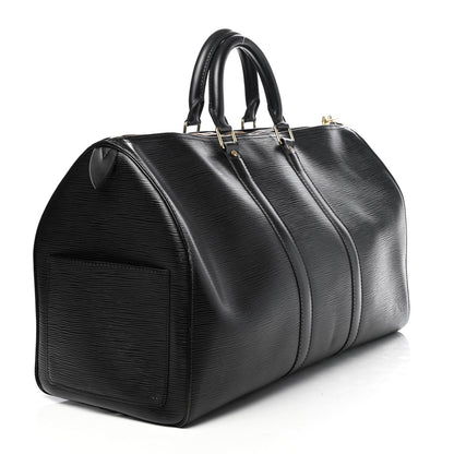 Louis Vuitton Epi Keepall 45 Black 2 of 4