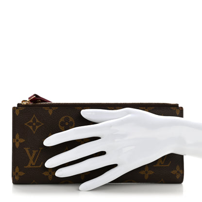 Louis Vuitton Monogram Adele Wallet Fuchsia 2 of 10