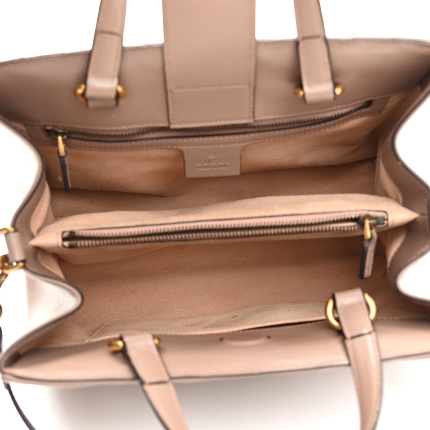Calfskin Matelasse Small GG Marmont Tote Porcelain Rose