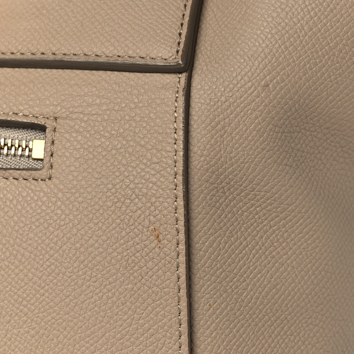 Grained Calfskin Mini Belt Bag Light Taupe